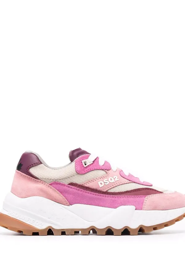 Dsquared2 låga sneakers - Rosa