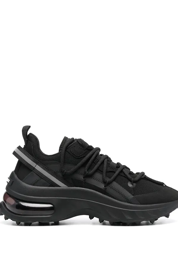Dsquared2 låga sneakers - Svart