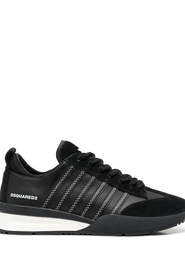 Dsquared2 låga sneakers - Svart