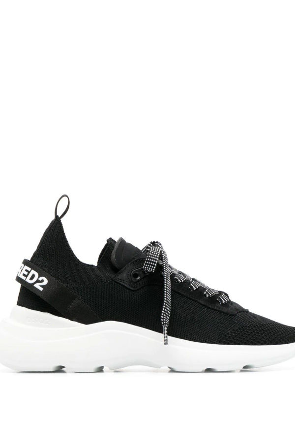 Dsquared2 låga sneakers - Svart