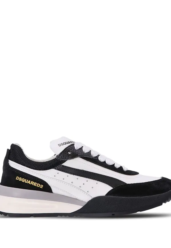 Dsquared2 låga sneakers med panel - Svart