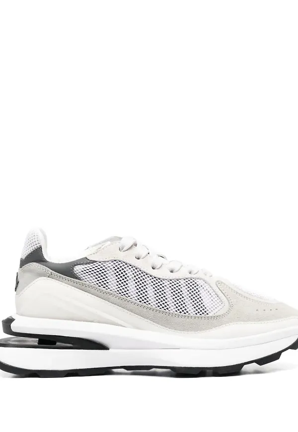 Dsquared2 låga sneakers med panel - Vit