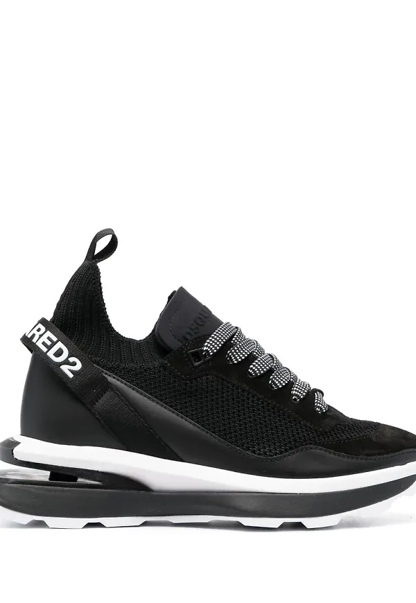 Dsquared2 låga strumpsneakers - Svart