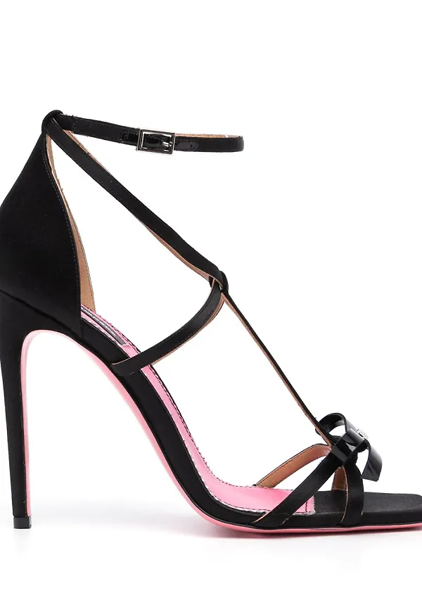 Dsquared2 Maggie lädersandaler - Svart