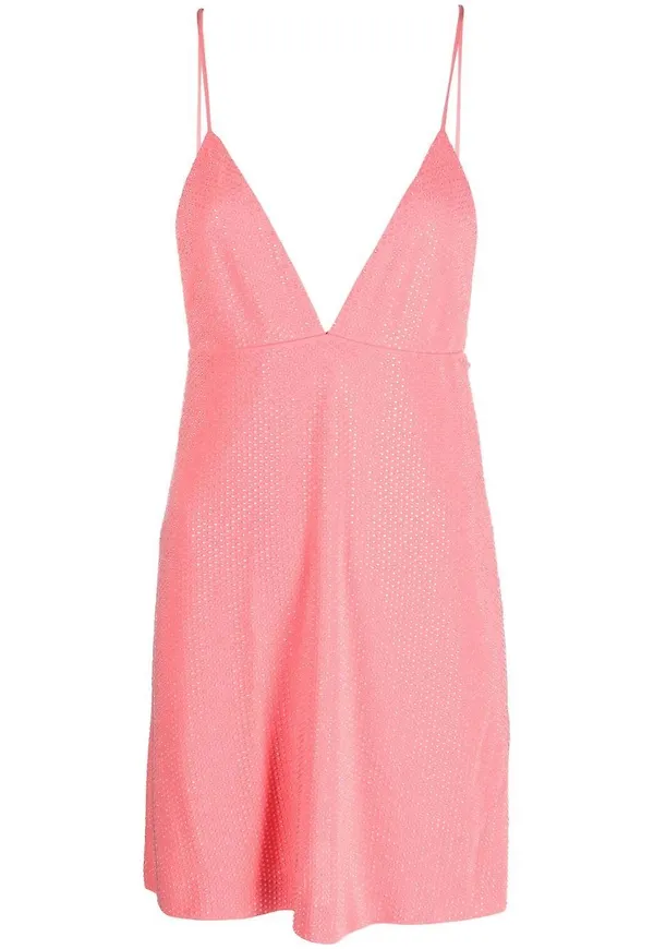 Dsquared2 miniklänning med strass - Rosa