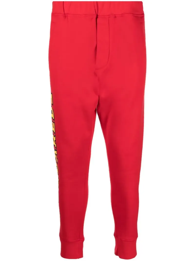 Dsquared2 mjukisbyxor med logotyp - Röd