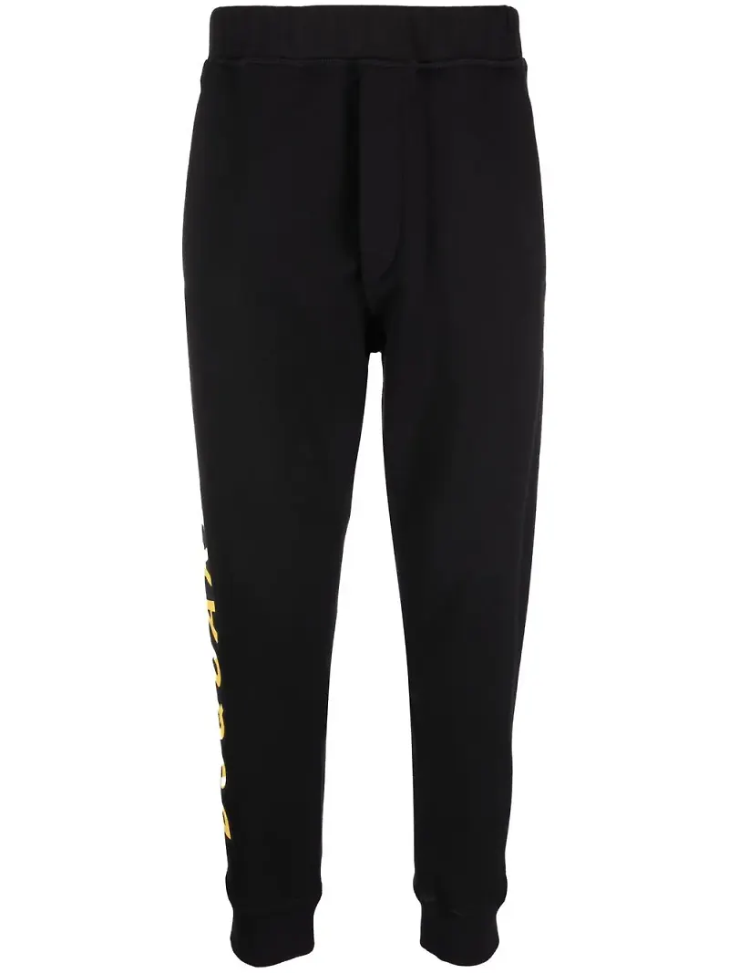 Dsquared2 mjukisbyxor med logotyp - Svart