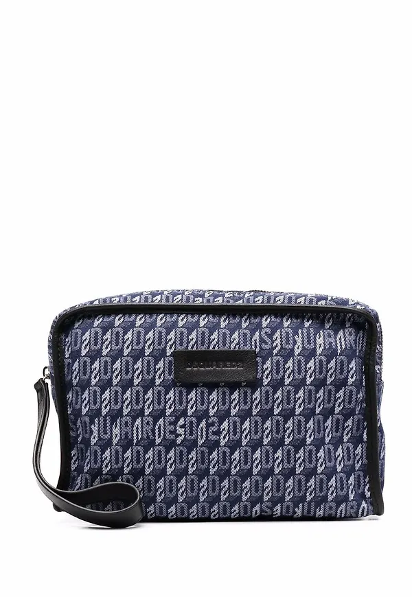 Dsquared2 necessär med monogram - Blå