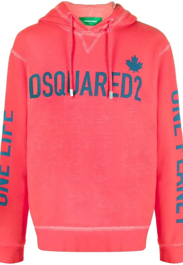Dsquared2 One Life hoodie - Röd