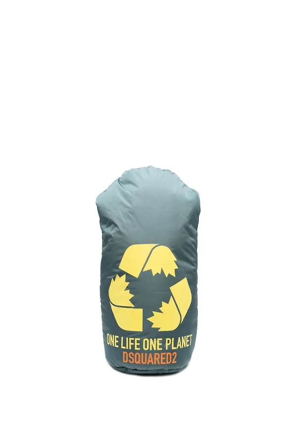 Dsquared2 One Life vadderad ryggsäck - Grön