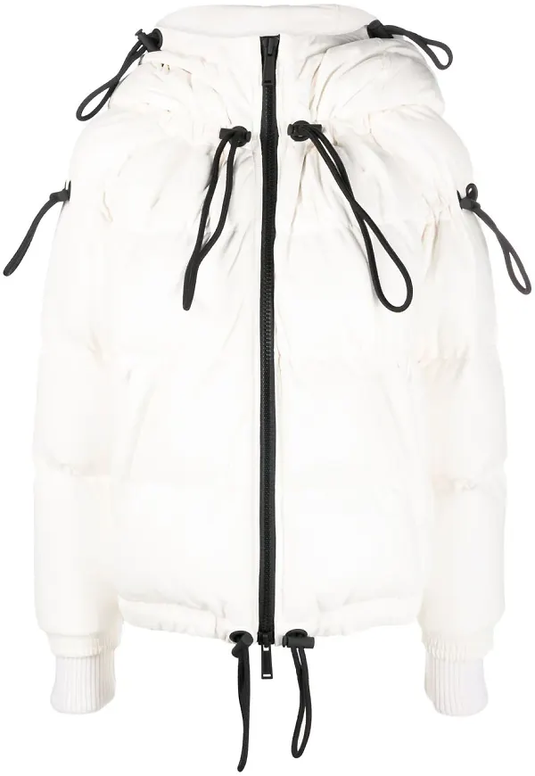Dsquared2 puffjacka med vapen - Vit