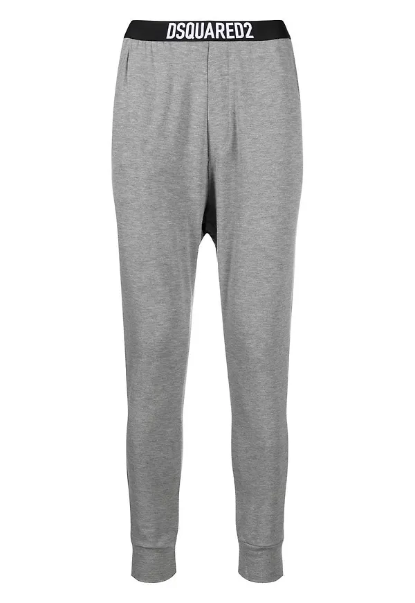 Dsquared2 pyjamasbyxor med logotypband - Grå