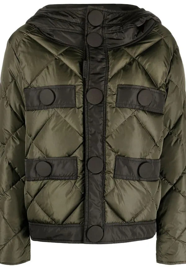 Dsquared2 quiltad jacka - Grön