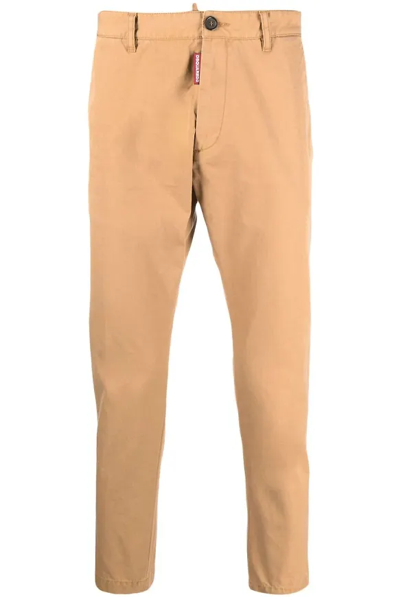 Dsquared2 raka byxor - Brun