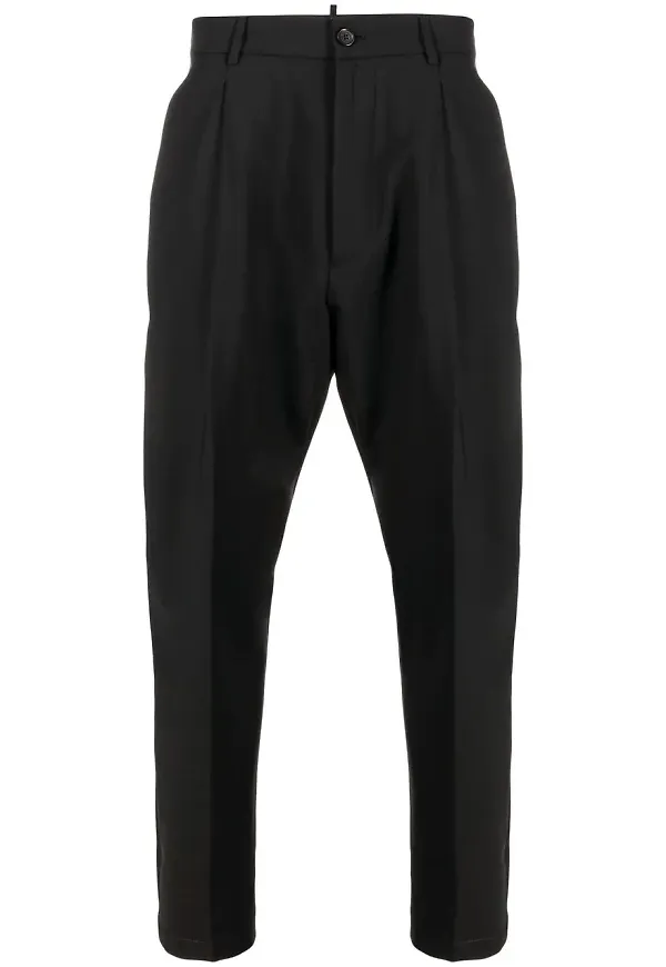 Dsquared2 raka byxor - Svart