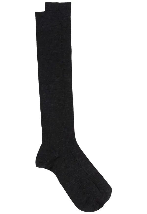 Dsquared2 ribbstickade ankelstrumpor - Grå