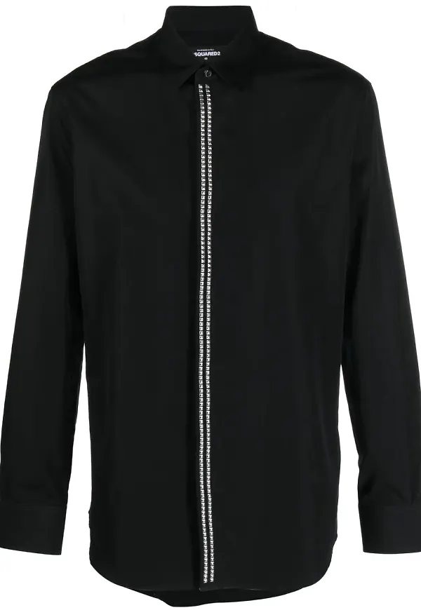 Dsquared2 Rockstud skjorta - Svart