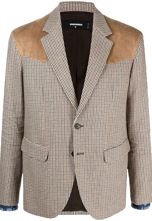 Dsquared2 rutig kavaj - Neutral