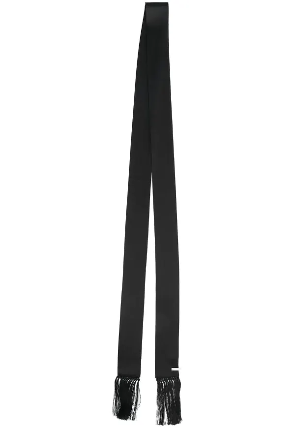 Dsquared2 sammetssjal med glittrig detalj - Svart