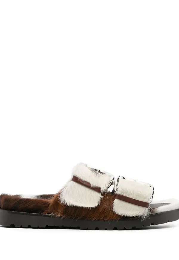 Dsquared2 sandaler med sidospänne - Vit