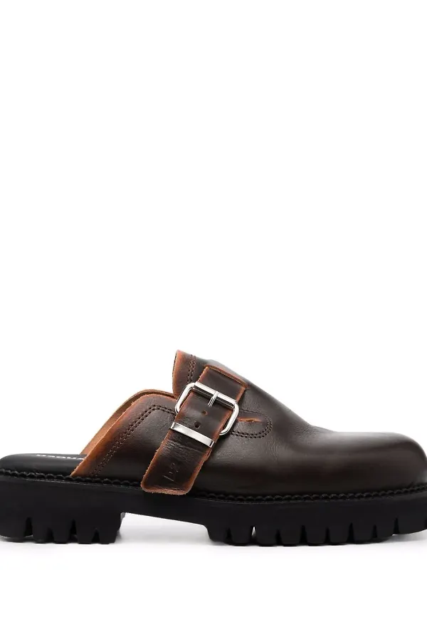 Dsquared2 sandaler med skinnspänne - Brun