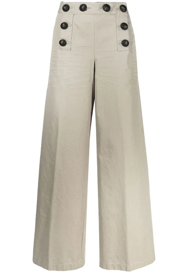 Dsquared2 seglarbyxor med vida ben - Neutral