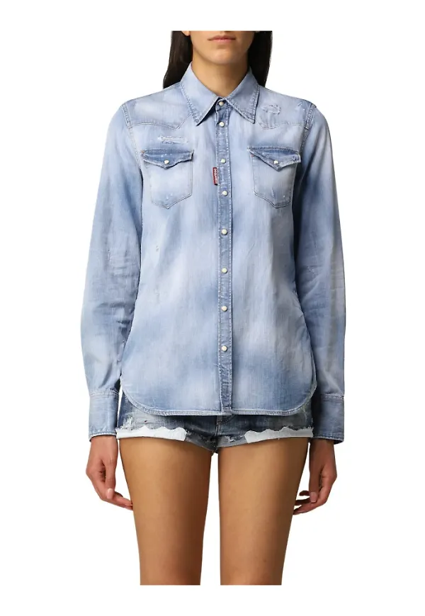Dsquared2 Shirt Blå, Dam