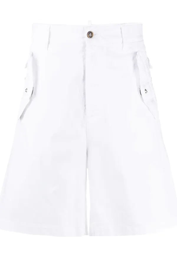 Dsquared2 shorts med ficka - Vit