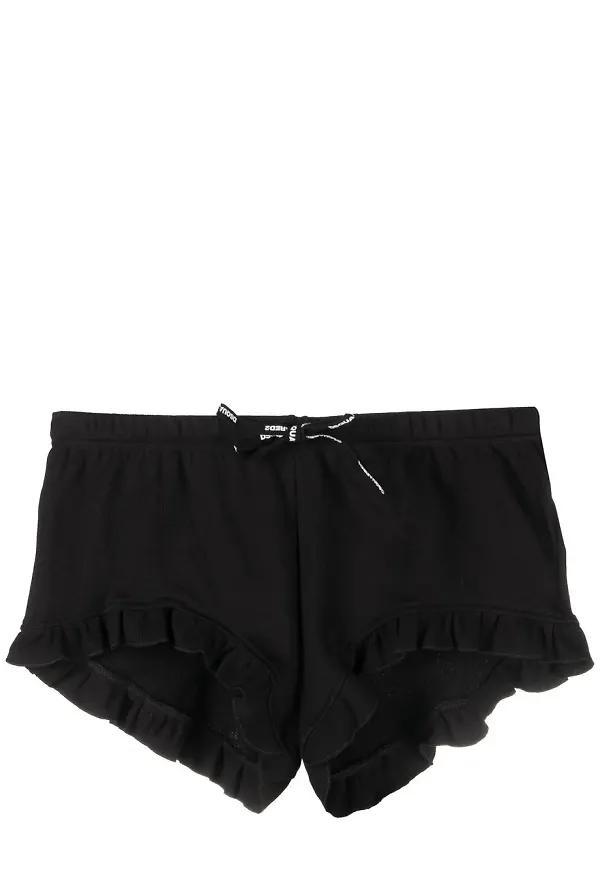 Dsquared2 shorts med rosettdetalj - Svart