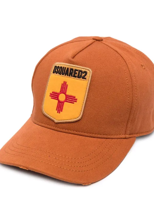 Dsquared2 Siena keps med märke - Brun
