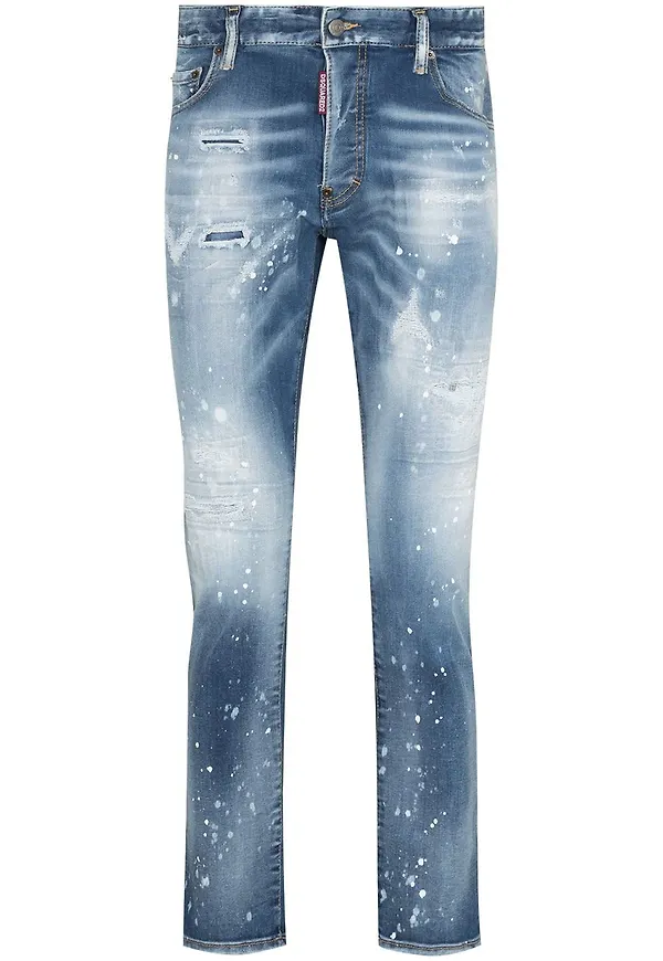 Dsquared2 Skater skinny-jeans - Blå