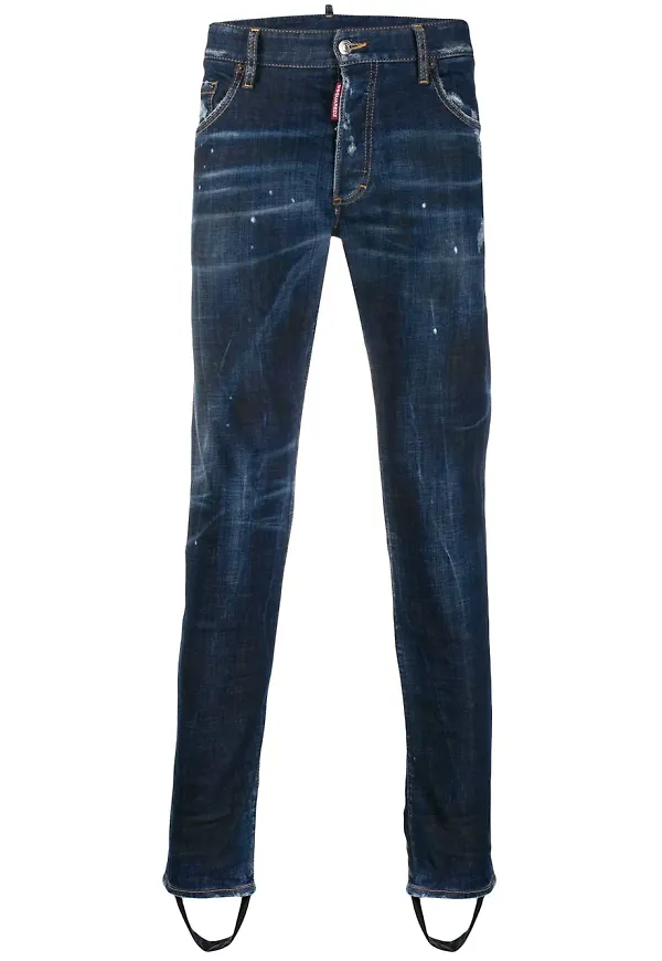 Dsquared2 Ski slitna jeans - Blå