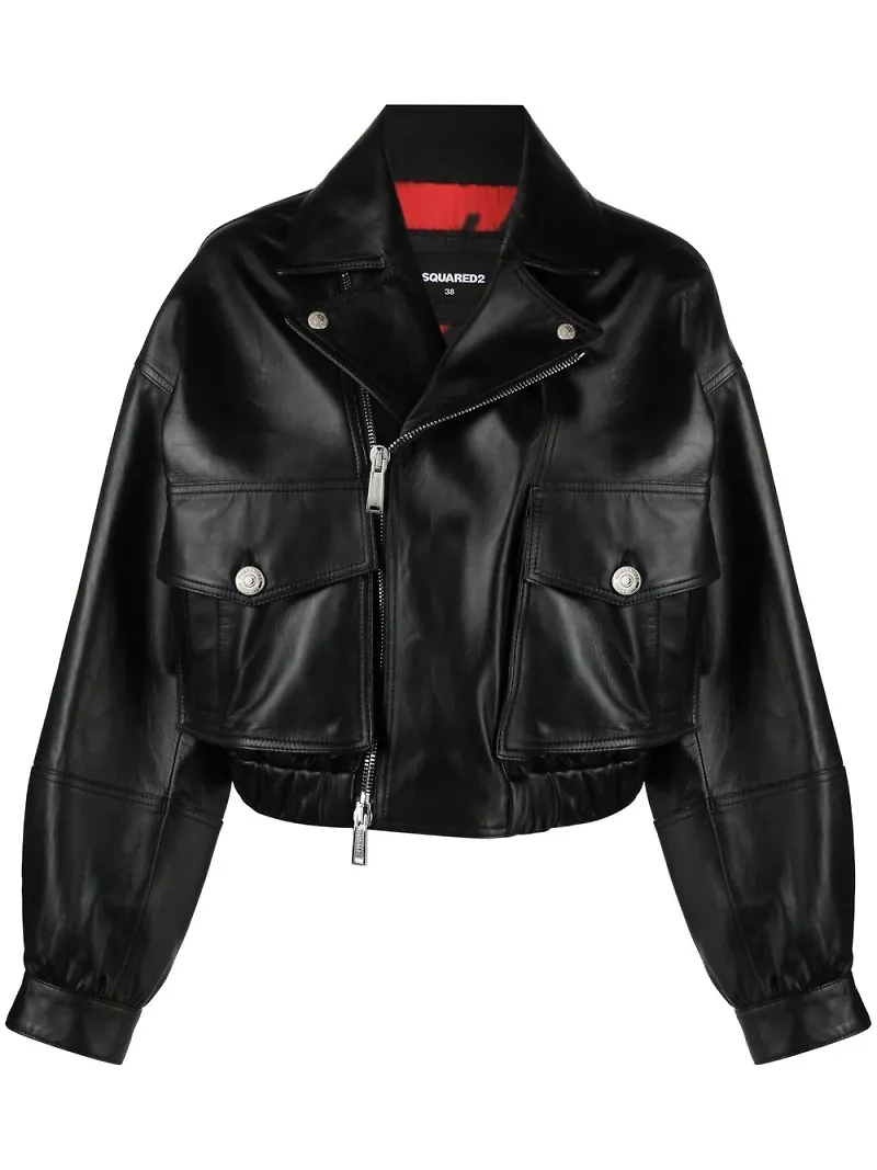 Dsquared2 skinnjacka i oversize-modell - Svart