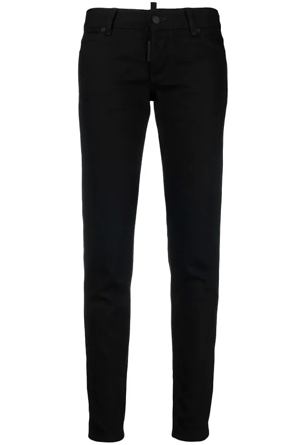 Dsquared2 skinny-jeans med logotyp - Svart
