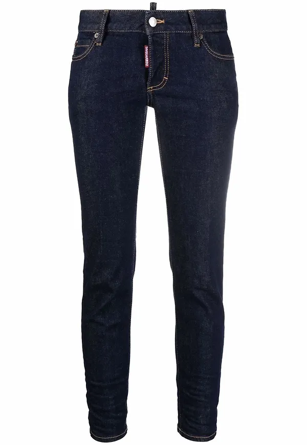 Dsquared2 skinny-jeans med låg midja - Blå