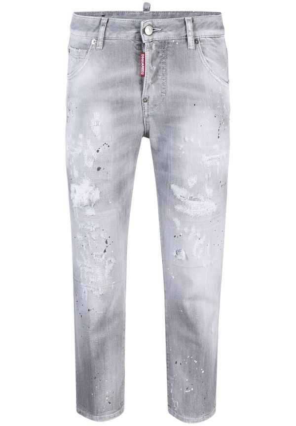 Dsquared2 skinny-jeans med låg midja - Grå