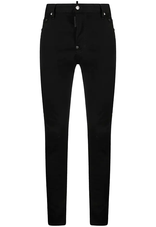 Dsquared2 skinny-jeans med låg midja - Svart