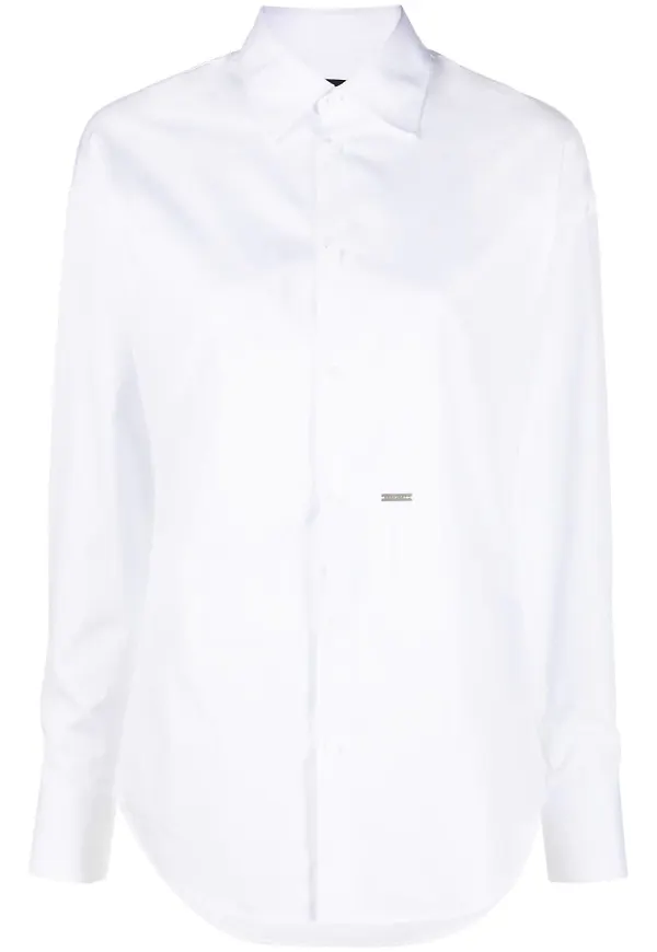 Dsquared2 skjorta med knäppning - Vit