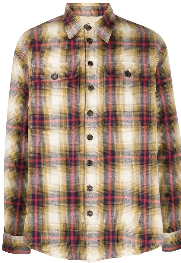 Dsquared2 skotskrutig skjorta - Neutral