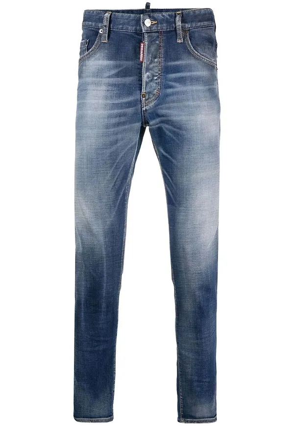 Dsquared2 slim fit-jeans - Blå