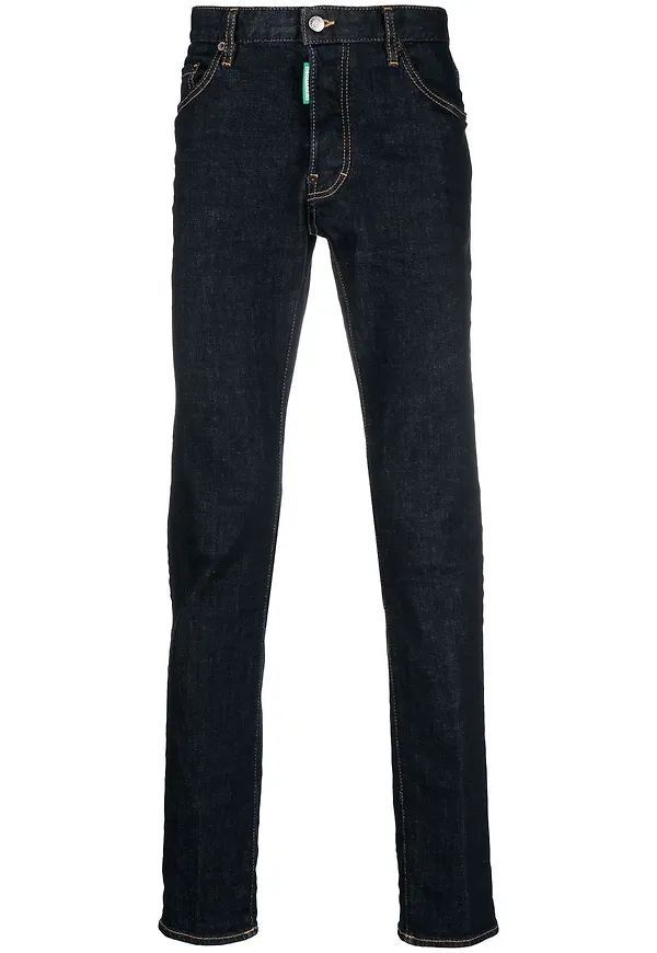 Dsquared2 slim fit-jeans - Blå