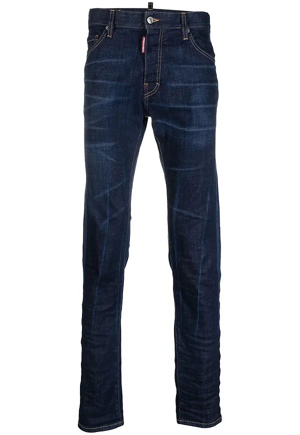 Dsquared2 slim fit-jeans - Blå