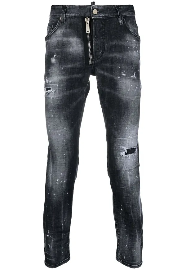 Dsquared2 slim fit-jeans - Svart