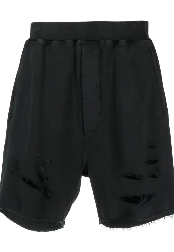 Dsquared2 slitna träningsshorts - Svart