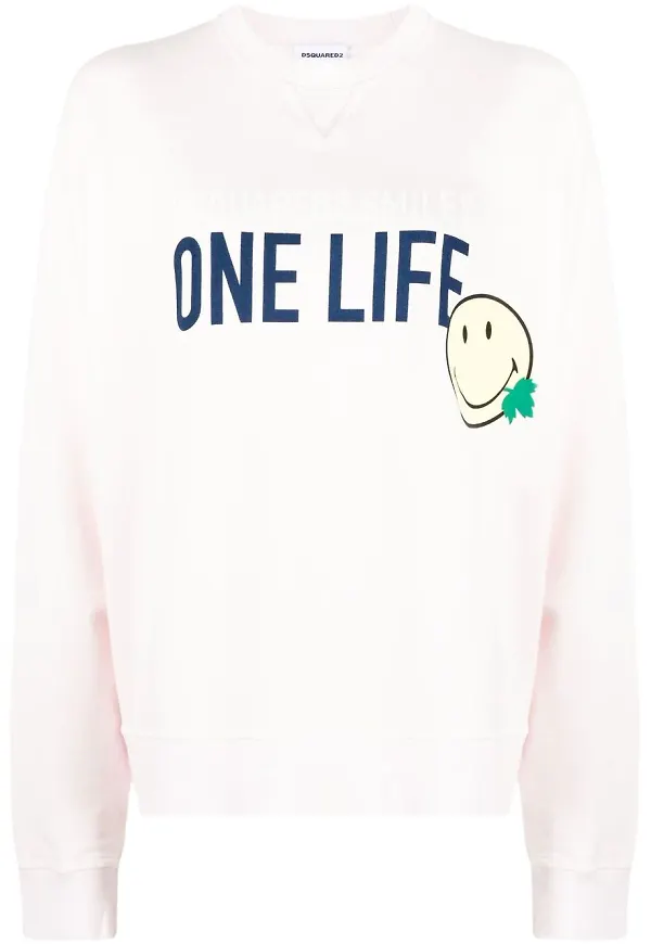 Dsquared2 Smiley Cool sweatshirt - Rosa