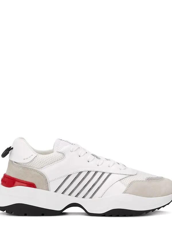 Dsquared2 sneakers med färgblock - Vit