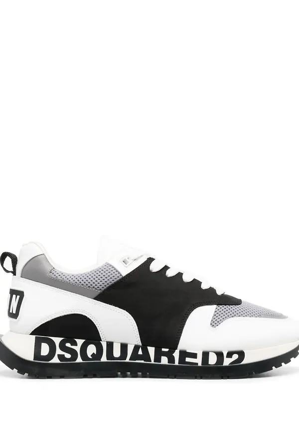 Dsquared2 sneakers med färgblock - Vit