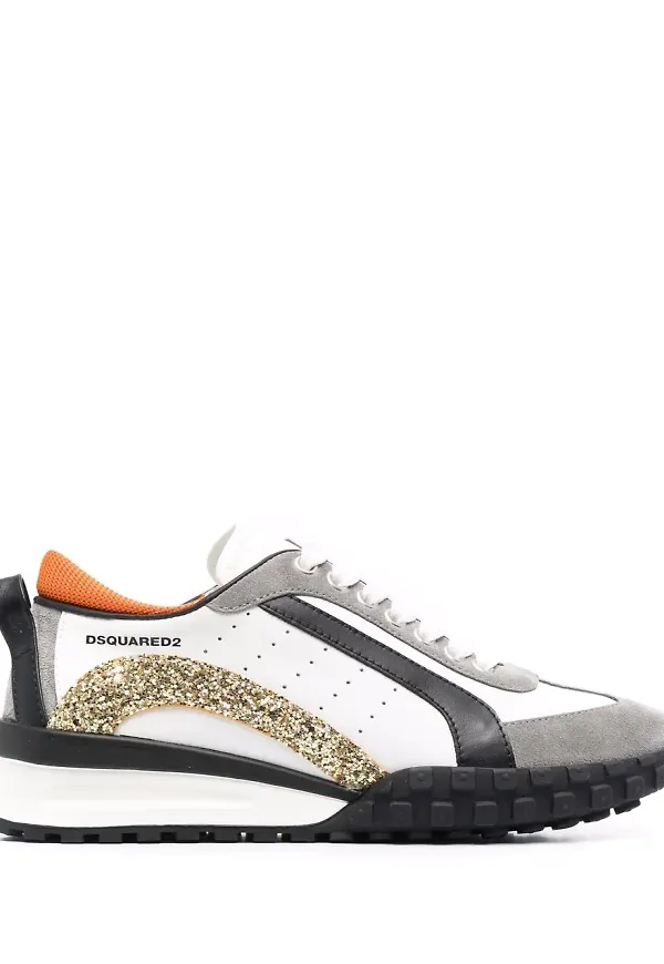Dsquared2 sneakers med glittrig detalj - Grå