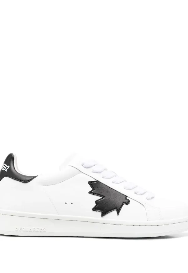 Dsquared2 sneakers med märke - Vit