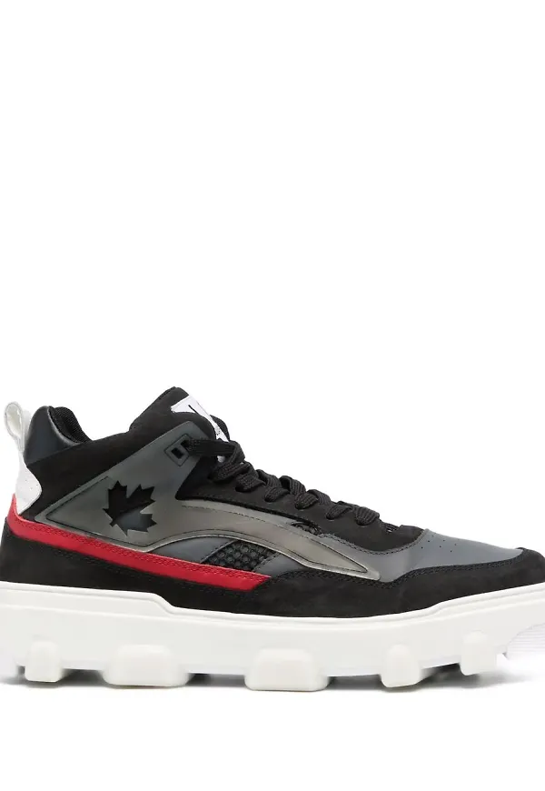 Dsquared2 sneakers med panel - Svart